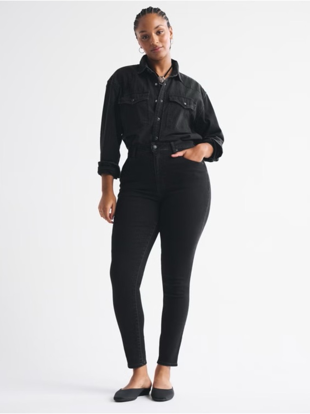 Curve Love High Rise Super Skinny Ankle Jean
